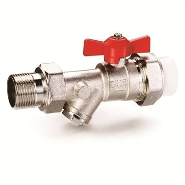 PPR Ball Valve with Strainer